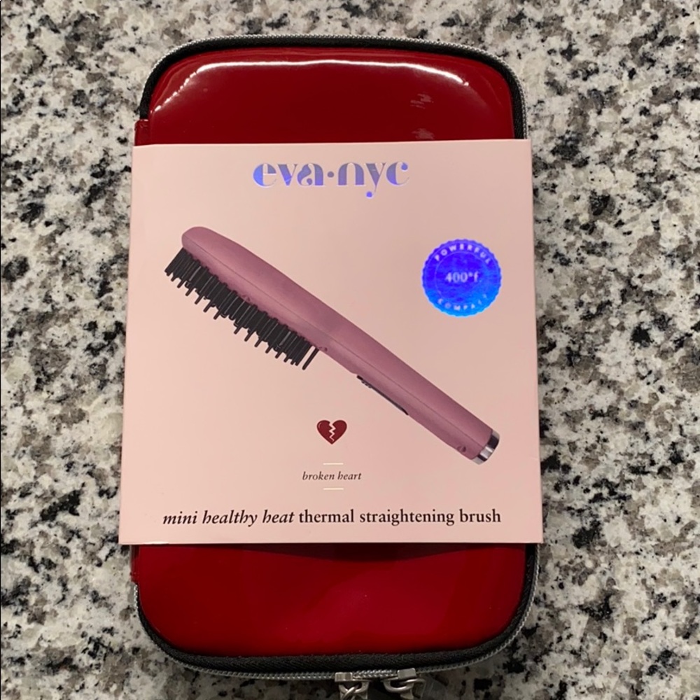 Mini healthy heat thermal straightening brush